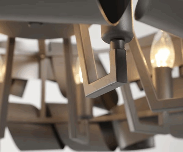 Harlow iron chandelier